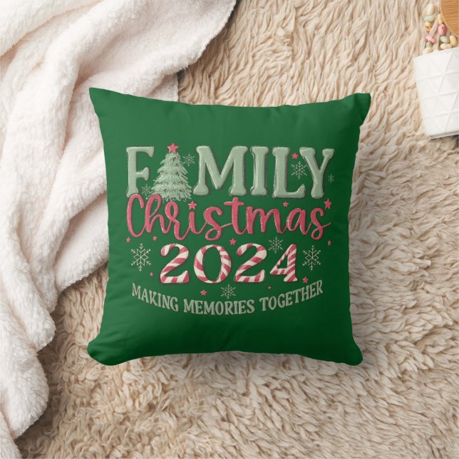 Coussin Famille Noël 2024 Mask Memories Together (Couverture)