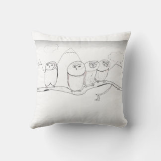 Coussin Famille Owl