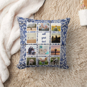 Coussin Famille personnalisée 11 Photo Collage personnalis