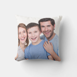 Coussin Famille Photo Personnalisée Moderne Couverture Pet