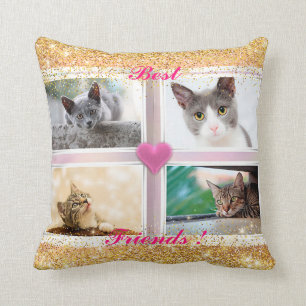 Coussin Family Cats Populaire Cadeau Ajouter Votre Texte
