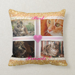 Coussin Family Cats Populaire Cadeau Ajouter Votre Texte