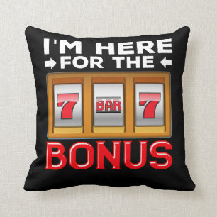 Coussin Fan de jeu de machine à sous Funny Casino