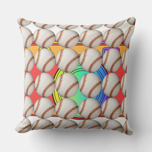 Coussin Fan de sport de baseball   (Recto)