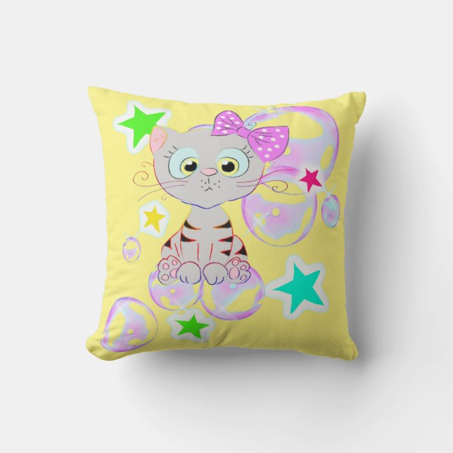 Coussin Fan Kitten (Recto)