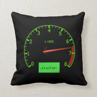 Coussin Fan nommée personnalisable de voiture de gearhead