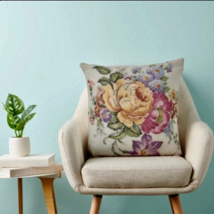 Coussin Fantaisie Florale