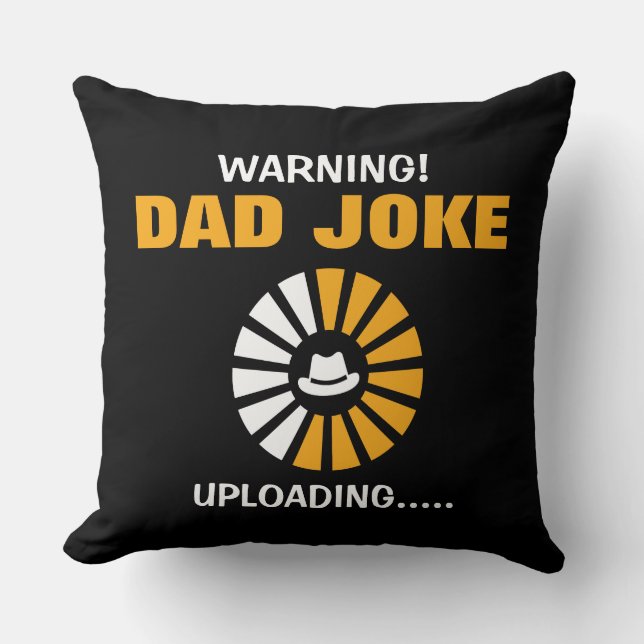 Coussin Fantastique avertissement ! Papa, Joke Téléchargem (Recto)