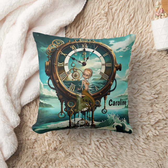 Coussin Fantastique horloge vapeur (Couverture)
