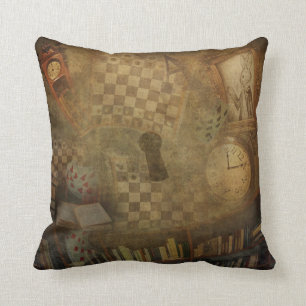 Coussin Fantastique Vintage Alice au Pays des Merveilles B