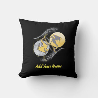 Coussin Fantasy Dragons Throw Pillow