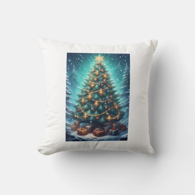 Coussin Fantasy Xmas Tree (Recto)