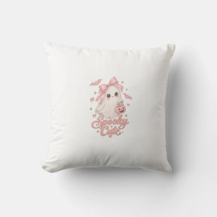Coussin Fantôme de Halloween mignon et effrayant