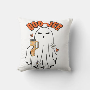 Coussin Fantôme D'Halloween Boo-Jee Cute Avec Paruline 40o