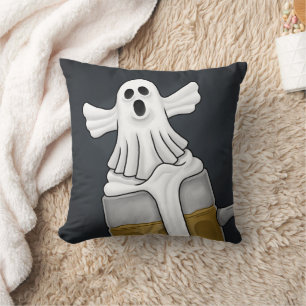 Coussin Fantôme effrayant d'Halloween
