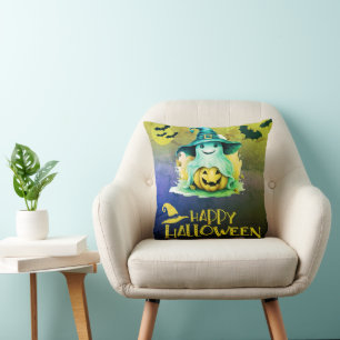 Coussin Fantôme en sorcière Casquette Jack-O' Lantern Hall