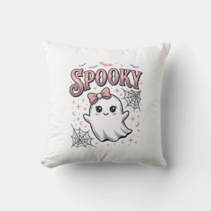 Coussin Fantôme Mignon Époqué de Halloween Chemise Spooky 