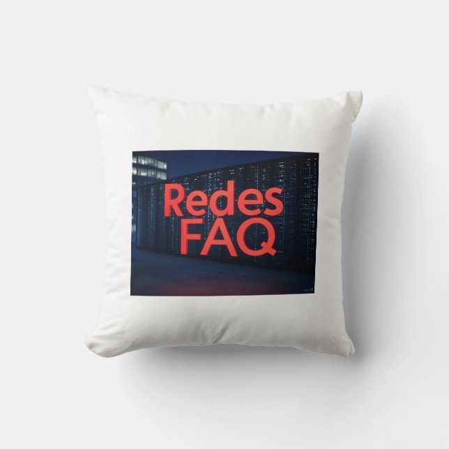 Coussin FAQ Redes (Recto)