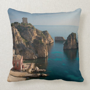 Coussin Faraglioni et madrague dans Scopello, Sicile