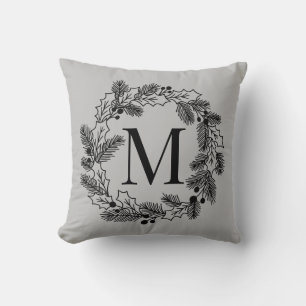 Coussin Farmhouse Signature Noël Couronne