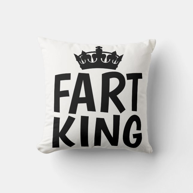 Coussin FART KING Jeu amusant Pilotes (Recto)