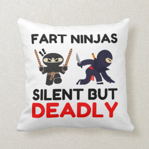 Coussin Fart Ninjas Silencieux Mais Mort