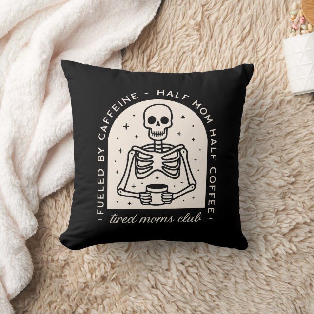 Coussin Fatigué mamans club sombre acadéia goth esthétique (Couverture)