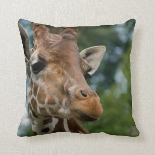 Coussin Faune d'amants de girafe