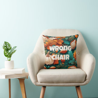 Coussin Faux Chaise Décoratif Automne Verte