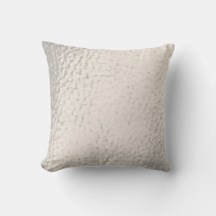 Coussin Faux Leather Pearl Design