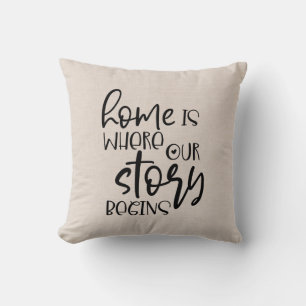 Coussin Faux lin maison