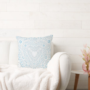 Coussin Faux White Lace Fabric