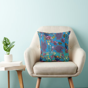Coussin Faveur de fête d'anniversaire Récif de corail sous