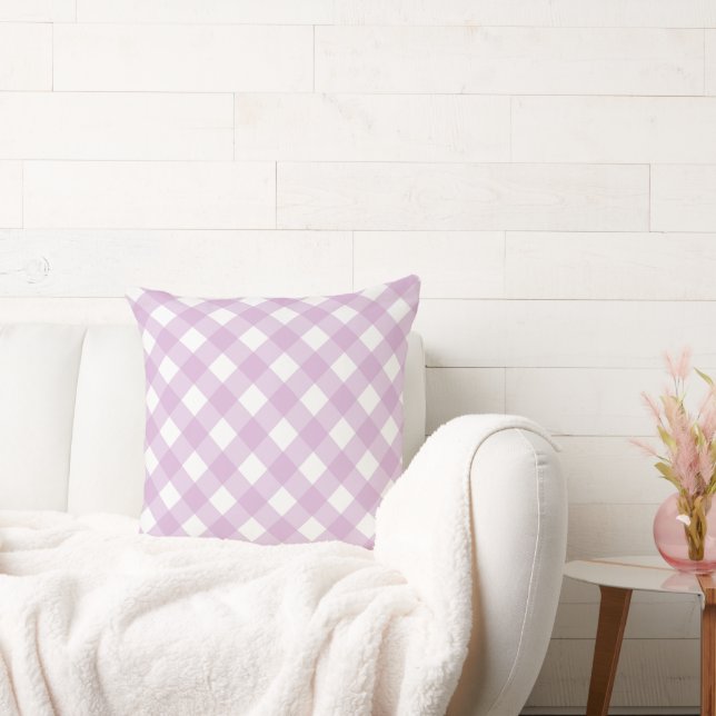 Coussin Faye et Lauren Pink En vichy (Canapé)