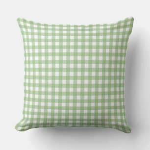 Coussin FayeandLauren Classic Buffalo Vert Plaid Motif