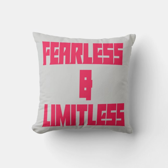 Coussin Fearless & Limitless  (Recto)