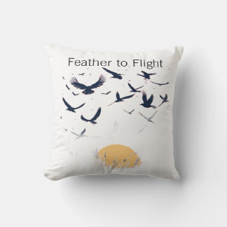 Coussin Feather to Flight Minimalist T-Shirt Design