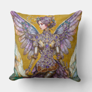 Coussin Fée en sucre précieuse parée de joyaux