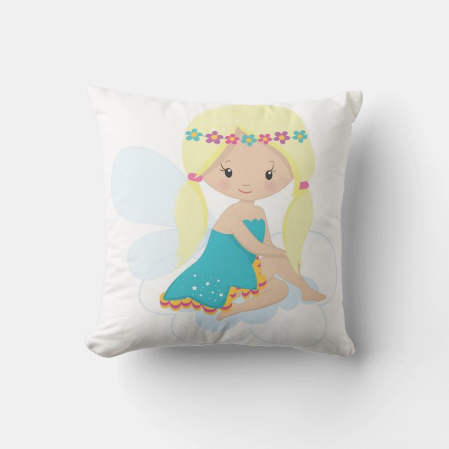 Coussin Fée florale (Recto)