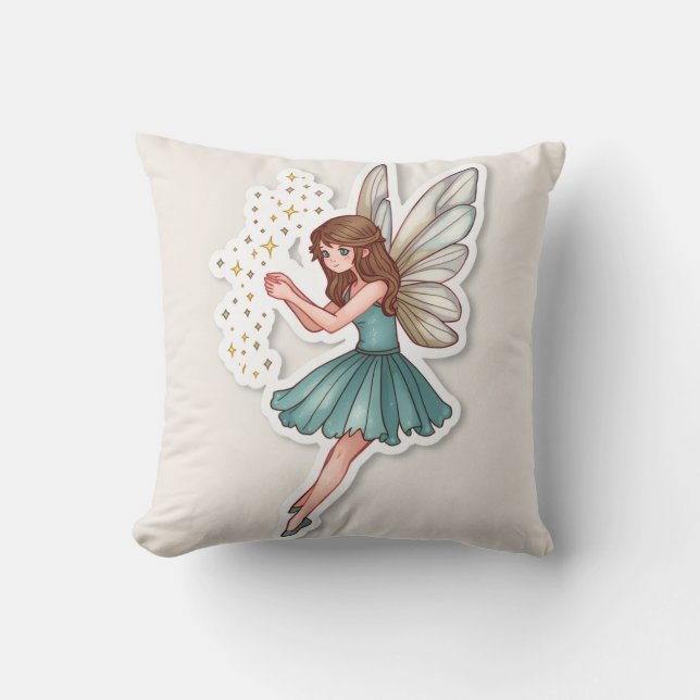 Coussin Fée Magique Fantaisiste (Recto)
