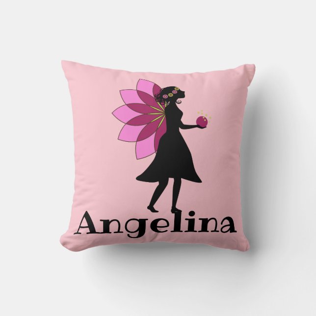 Coussin Fée personnalisée (Recto)