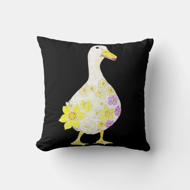 Coussin Feeling Floral Ducky (Recto)