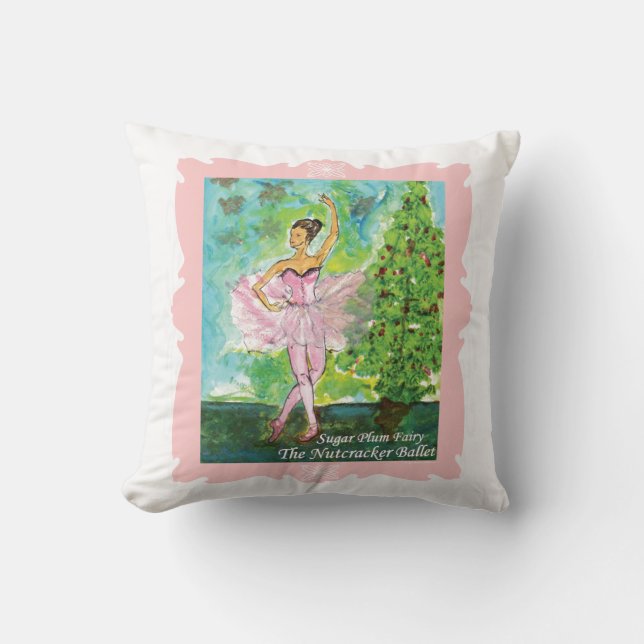 Coussin féerique de ballet de casse-noix de prune (Recto)