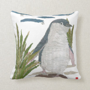 Coussin féerique mignon de marine de pingouin