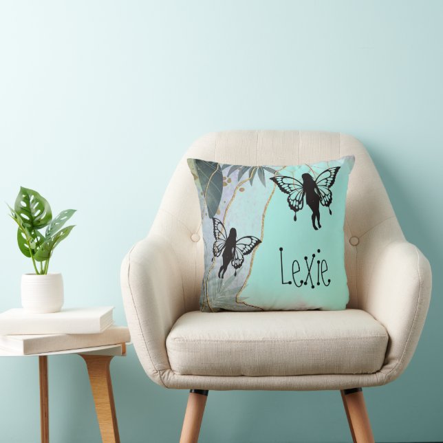 Coussin Fées d'Imaginaire de feuillage Personnalisées (Chaise)