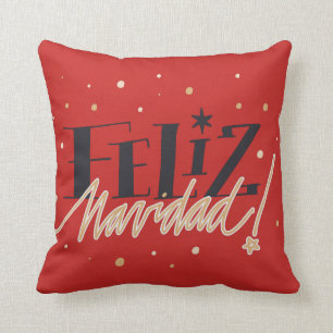 Coussin Feliz Navidad Festive