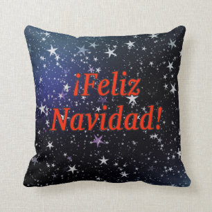 Coussin ¡Feliz Navidad! Joyeux Noël en espagnol