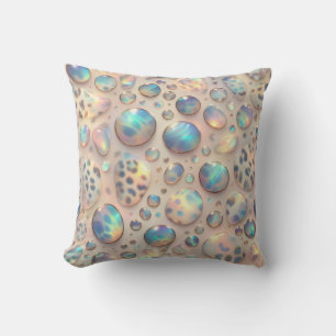 Coussin Féminin imprimé léopard opale Posh