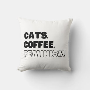 Coussin Féminisme du café des chats