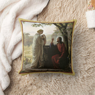 Coussin Femme au puits